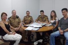 Coordenação Estadual dos CONSEG’s visita o Batalhão de Fronteira para articular ações nos municípios da faixa de fronteira.