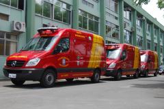 Três novas ambulâncias do Siate são entregues para atendimento no litoral