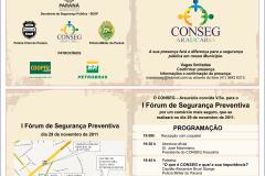 Realize o Download do Convite do I Fórum de Segurança Preventiva  "Por um Comércio mais Seguro"