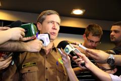 Coletiva do coronel Roberson Bondaruk