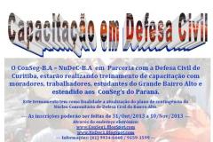 Capacitação em Defesa Civil