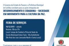 UPS CIDADANIA - Sociedade em Movimento para a Cultura da Paz.