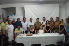 Cerimônia de posse do CONSEG Pontal do Paraná