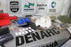  Com mais investimentos em segurança, Denarc quadruplica apreensão de drogas no Paraná