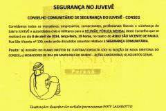 Reunião mensal - CONSEG Juvevê