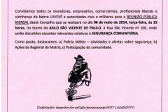 CONSEG Juvevê - Reunião Mensal