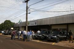 Governador Beto Richa inaugura a 2ª Companhia do Batalhão de Polícia de Fronteira (BPFron), em Guaíra, no Oeste do Paraná. Guaírar, 24.06.2014 - Foto Jonas Oliveira/ANPr
