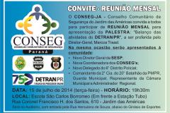 Reunião mensal do CONSEG Jardim das Américas
