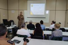 CONSEGS DE CURITIBA VISITAM O COMPOM DA POLICIA MILITAR DO PARANA