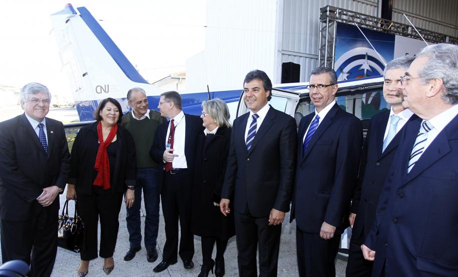 Governo recebe aeronave para ações de saúde e segurança pública Governo recebe aeronave para ações de saúde e segurança pública