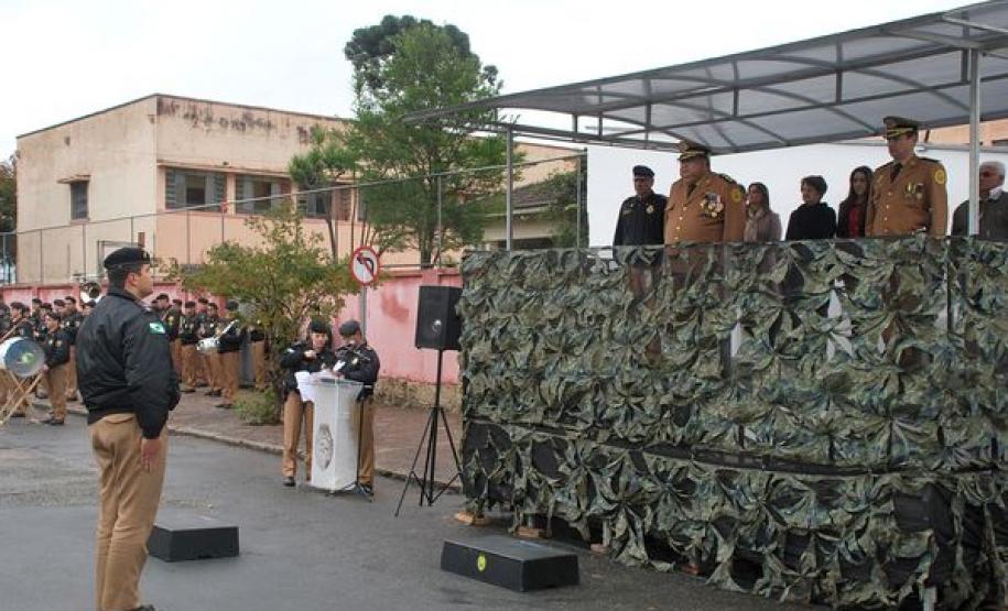 PM troca comando do 12º Batalhão em Curitiba