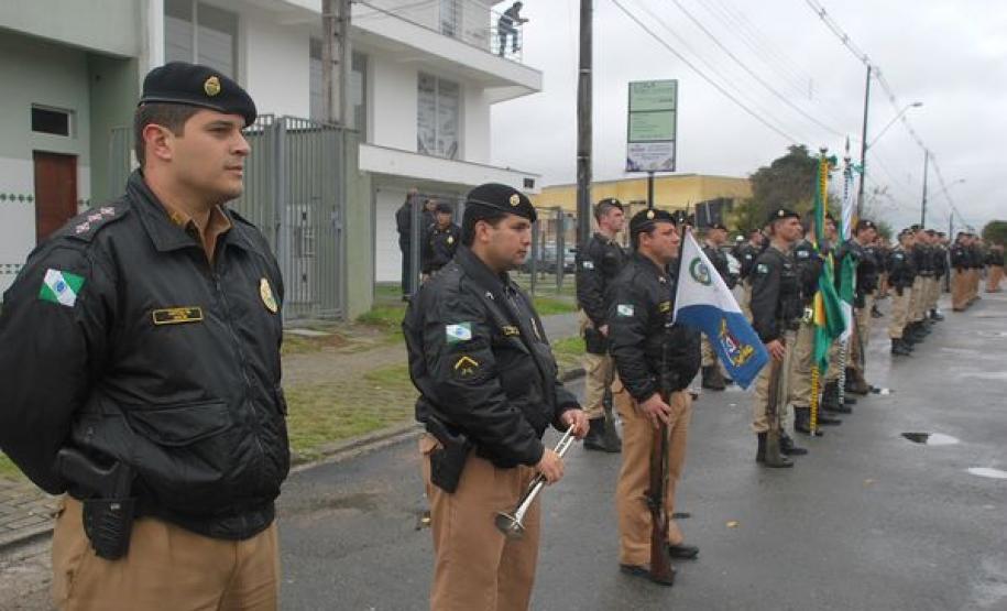 PM troca comando do 12º Batalhão em Curitiba