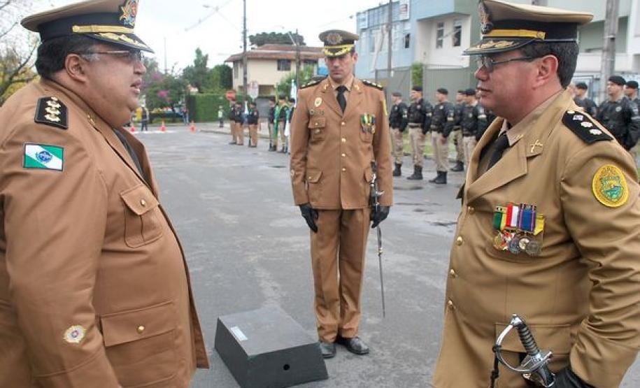 PM troca comando do 12º Batalhão em Curitiba