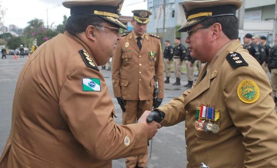PM troca comando do 12º Batalhão em Curitiba