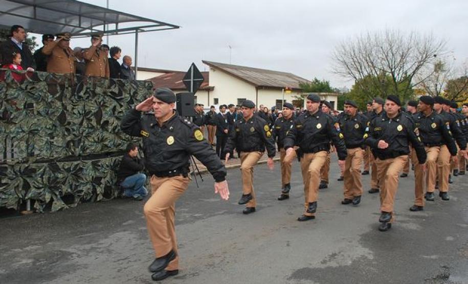 PM troca comando do 12º Batalhão em Curitiba