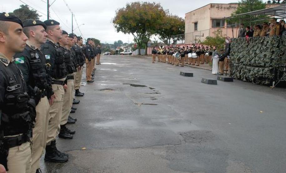 PM troca comando do 12º Batalhão em Curitiba