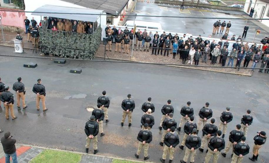 PM troca comando do 12º Batalhão em Curitiba