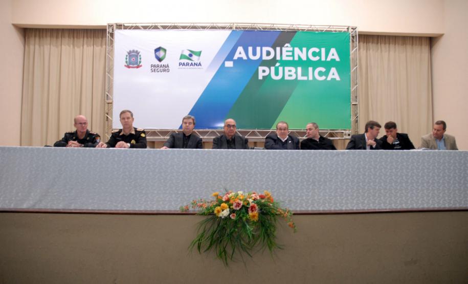 Secretário realiza audiência pública e anuncia reforço para polícias militar e civil