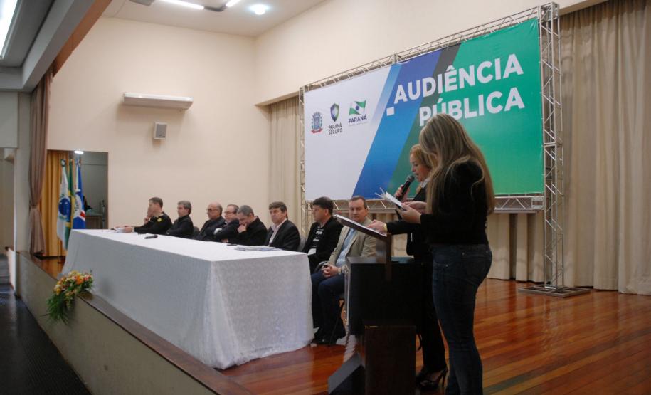 Secretário realiza audiência pública e anuncia reforço para polícias militar e civil