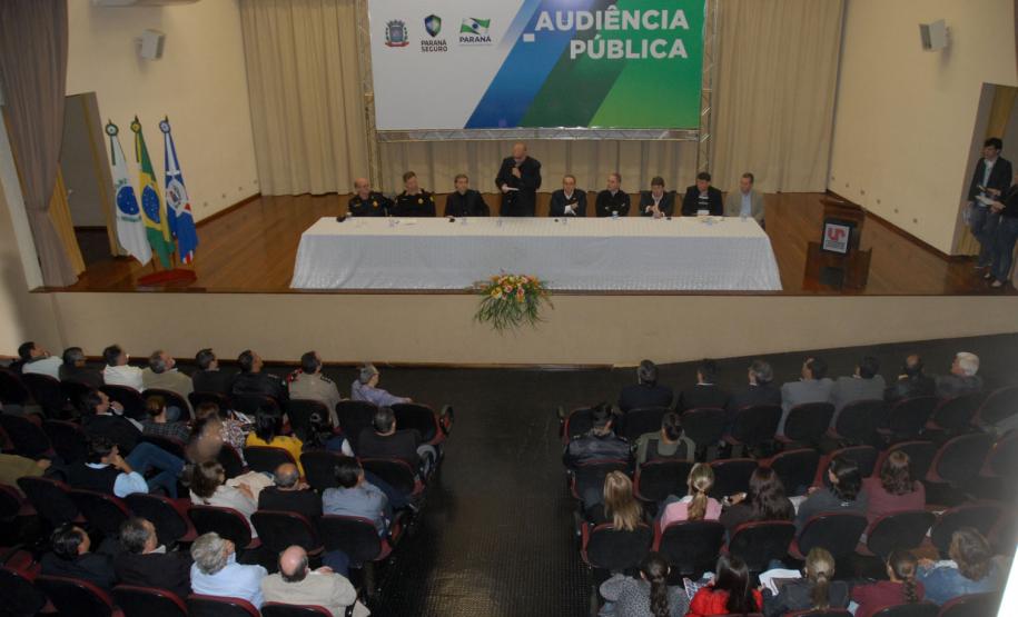 Secretário realiza audiência pública e anuncia reforço para polícias militar e civil