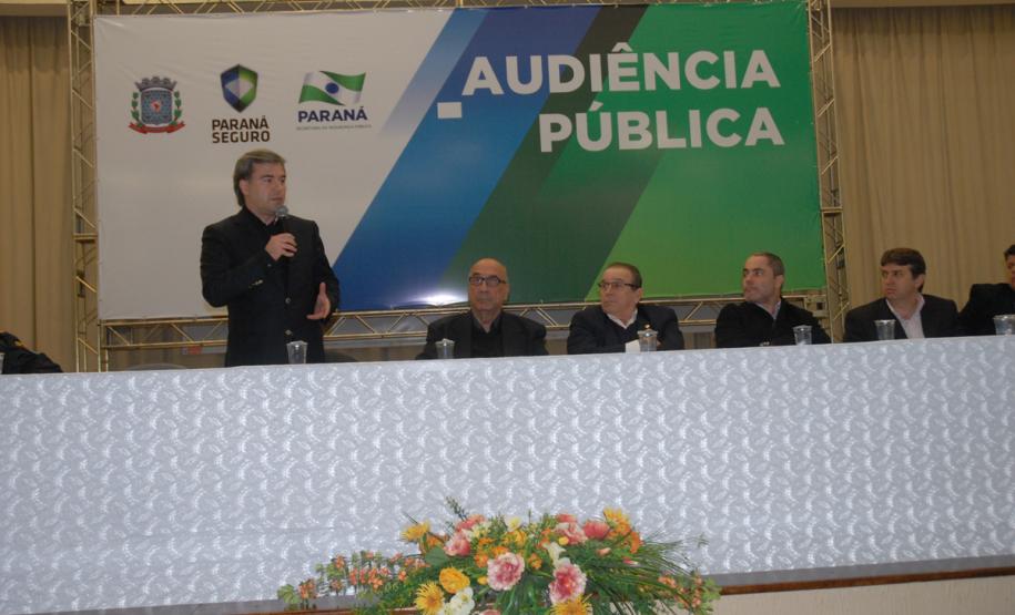 Secretário realiza audiência pública e anuncia reforço para polícias militar e civil