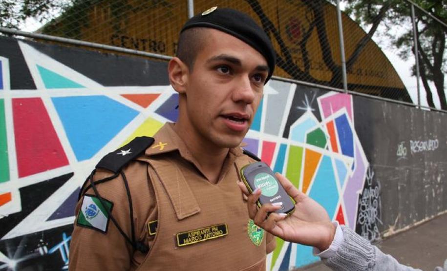 Asp. Marco Antônio  - comandante UPS Osternak