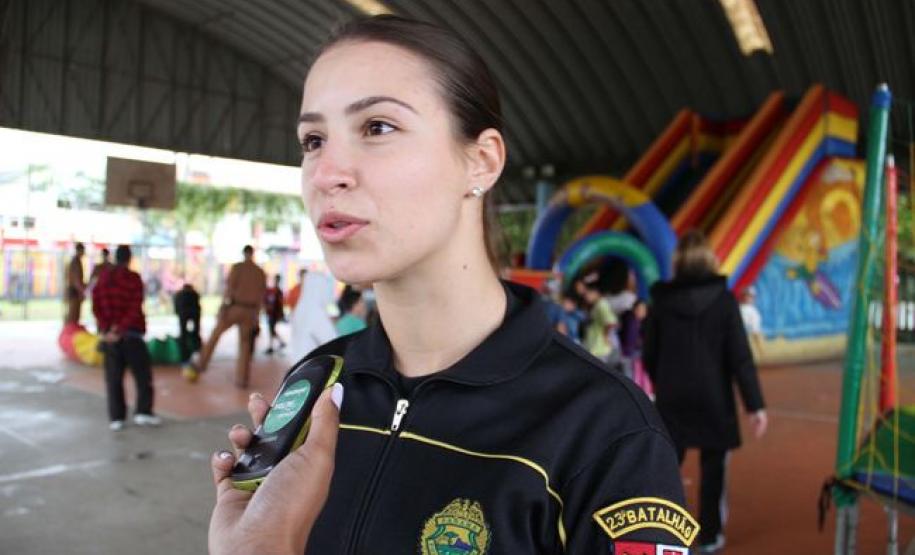 Asp. Arianeh - comandante UPS Vila Sandra