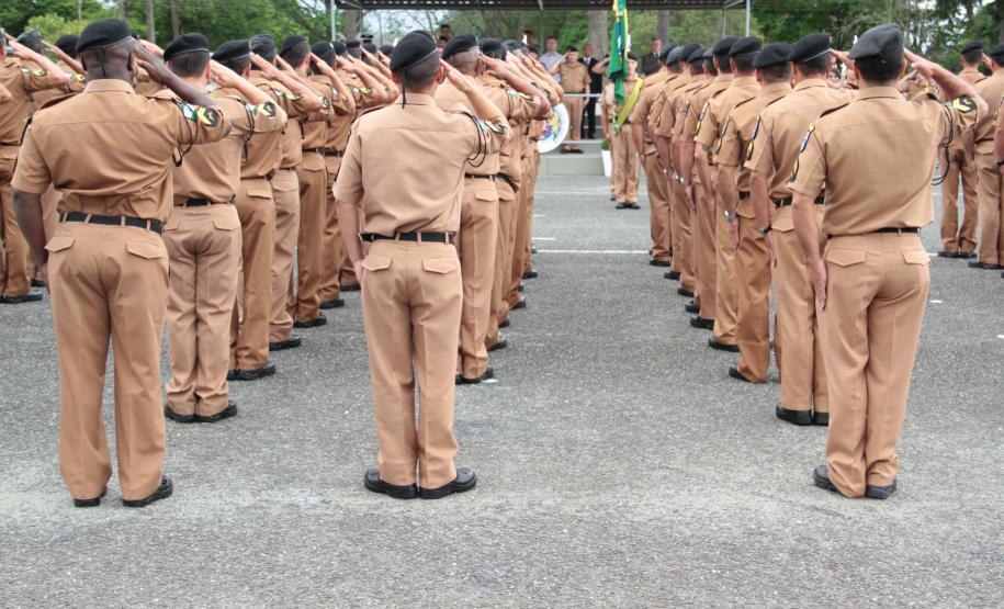 Mais 148 policiais militares do Paraná concluem o Curso Especial de Formação de Cabos