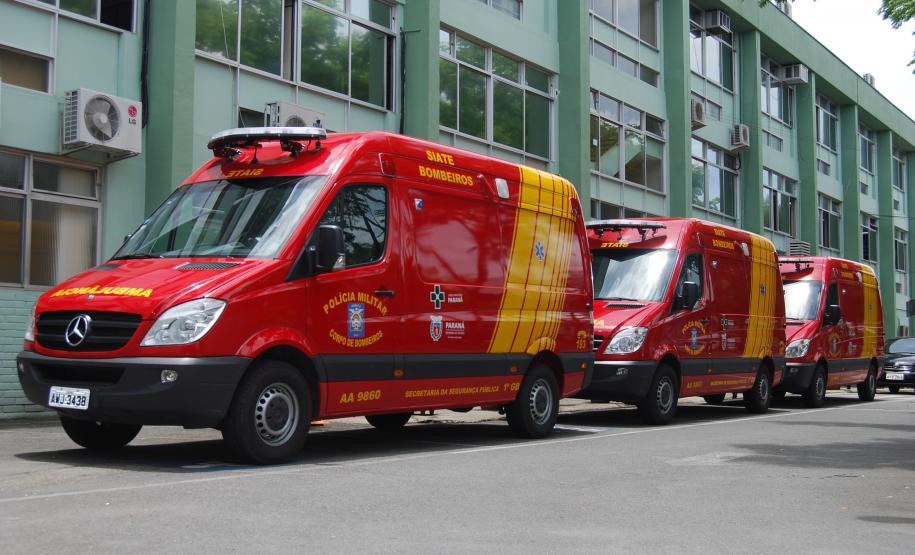 Três novas ambulâncias do Siate são entregues para atendimento no litoral