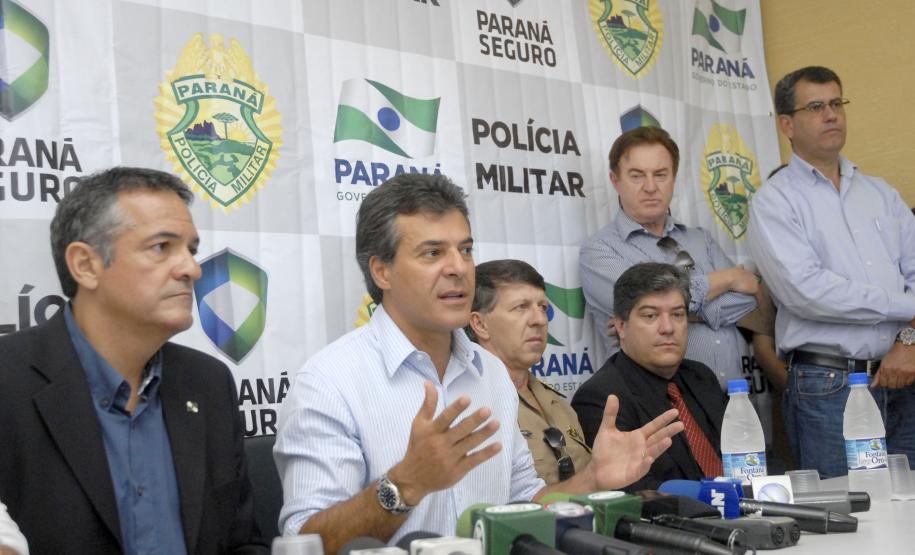 Governador diz que ações integradas das polícias no Paraná são exemplo para o País