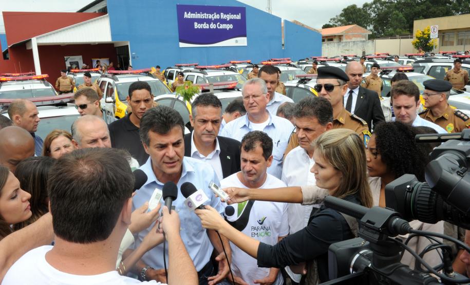 RMC recebe 33 novas viaturas para as polícias Militar e Civil