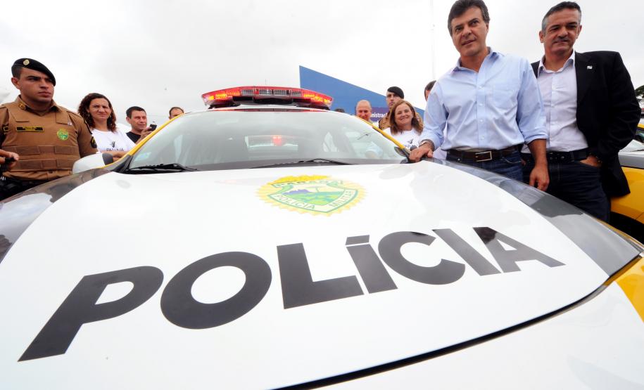 RMC recebe 33 novas viaturas para as polícias Militar e Civil