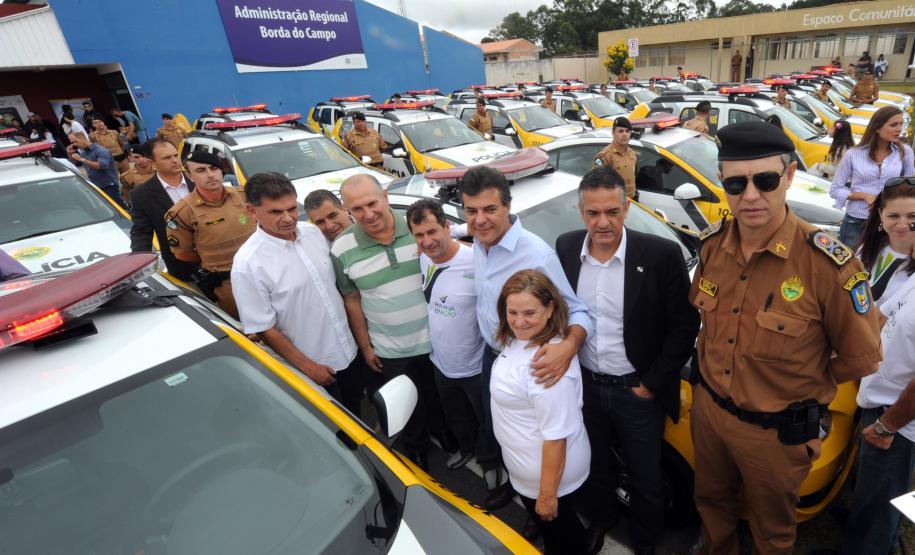 RMC recebe 33 novas viaturas para as polícias Militar e Civil