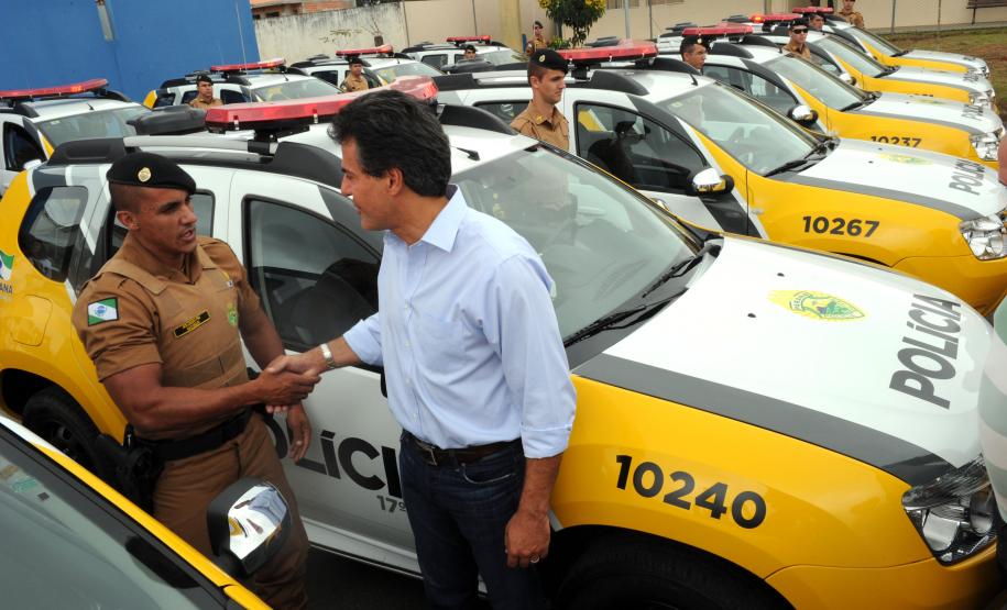 RMC recebe 33 novas viaturas para as polícias Militar e Civil