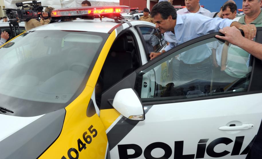 RMC recebe 33 novas viaturas para as polícias Militar e Civil