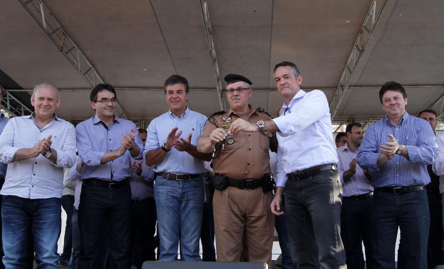 Municípios da região sudoeste recebem novas viaturas policiais