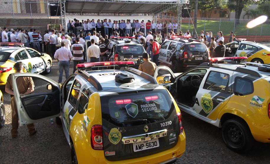 Municípios da região sudoeste recebem novas viaturas policiais