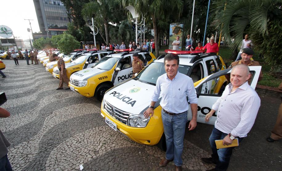Municípios da região sudoeste recebem novas viaturas policiais