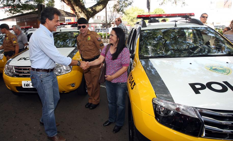 Municípios da região sudoeste recebem novas viaturas policiais