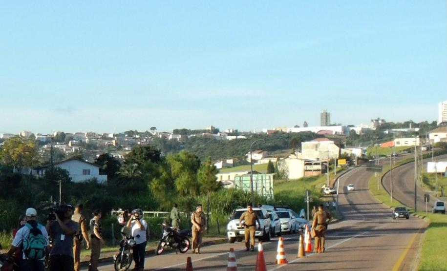 Polícias realizam megaoperação nos Campos Gerais