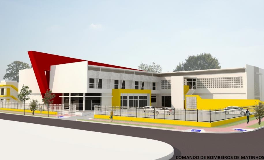 Começam as obras do novo quartel do Corpo de Bombeiros em Matinhos