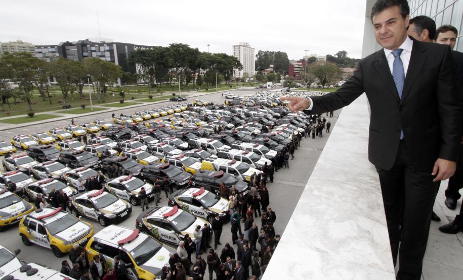Governador reforça segurança pública com mais 268 viaturas