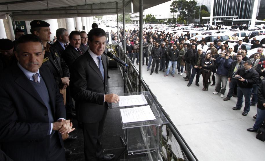 Governador reforça segurança pública com mais 268 viaturas