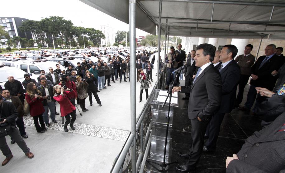 Governador reforça segurança pública com mais 268 viaturas