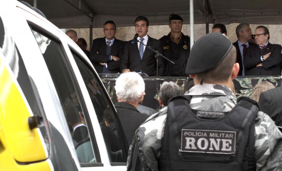 Governador reforça segurança pública com mais 268 viaturas