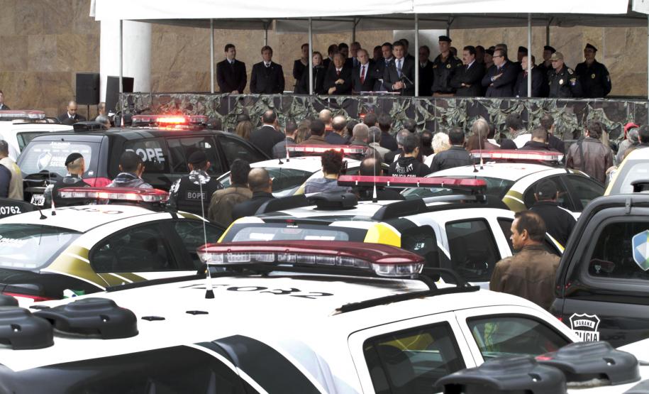 Governador reforça segurança pública com mais 268 viaturas