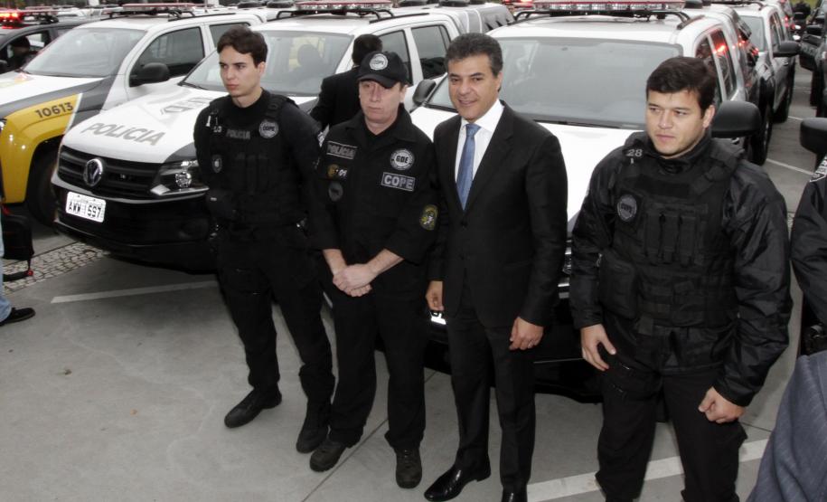 Governador reforça segurança pública com mais 268 viaturas