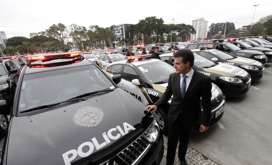 Governador reforça segurança pública com mais 268 viaturas