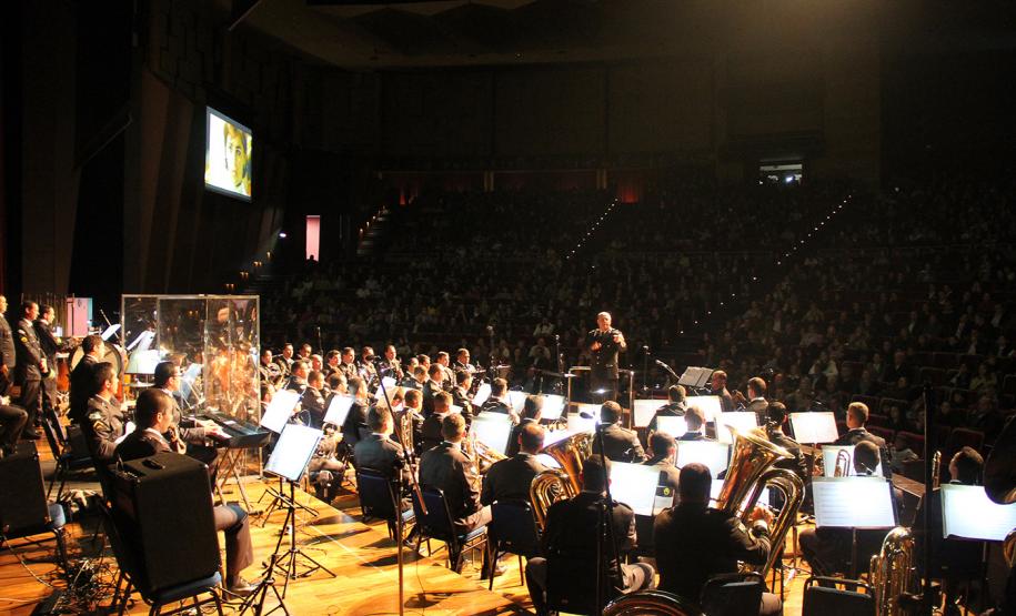 Primeiro dia de concerto da Banda de Música da PM emociona e encanta o público