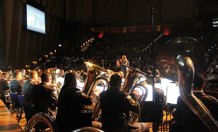 Primeiro dia de concerto da Banda de Música da PM emociona e encanta o público